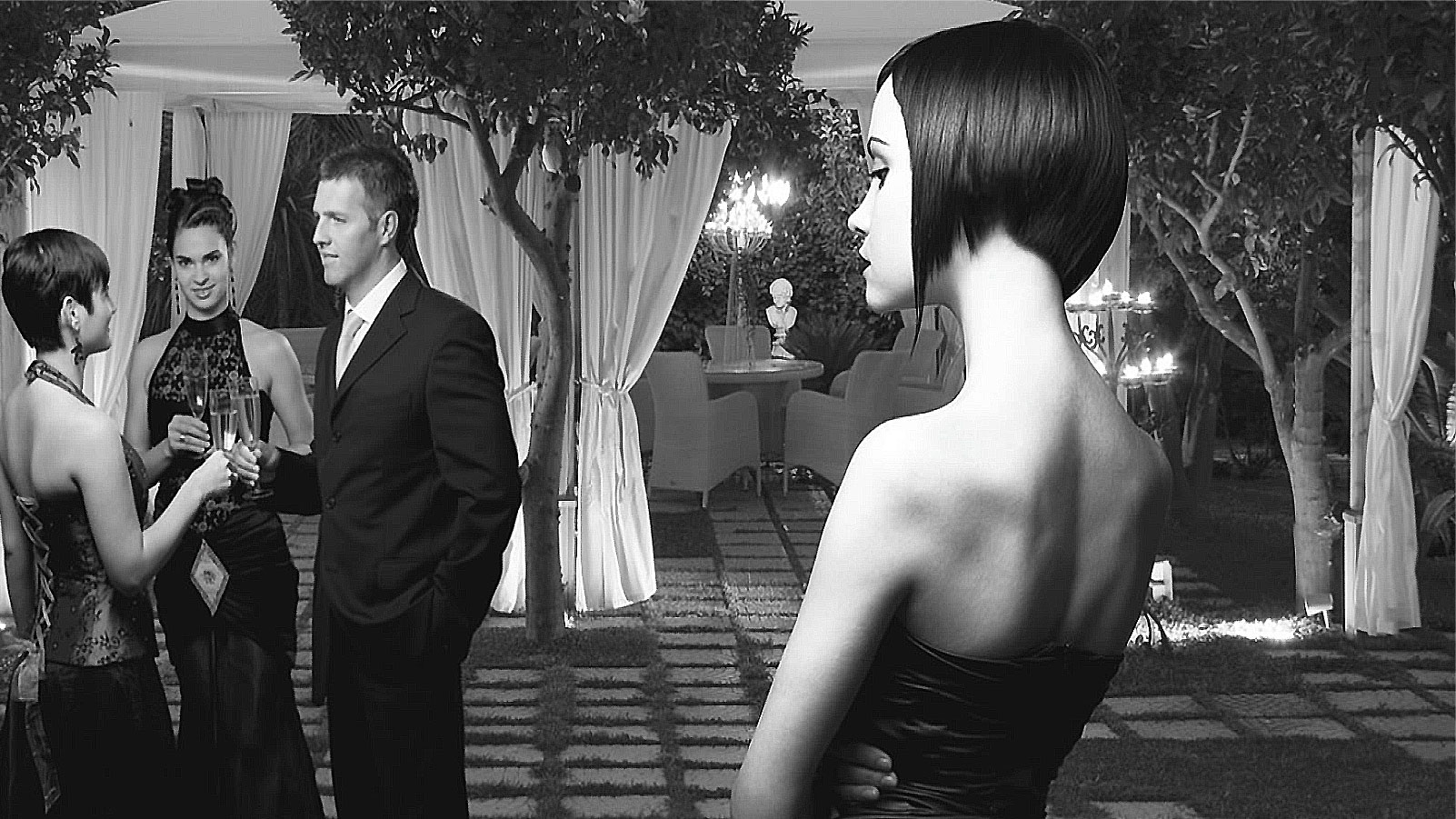 Guest discussing at a corporate event organized by Around Town Entertainment in New York Guest discussing at a corporate event organized by Around Town Entertainment in New York