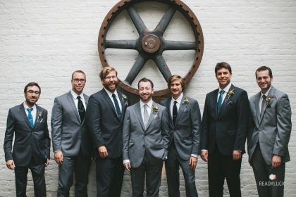 Moody Indoor Urban Wedding at The Foundry-min
